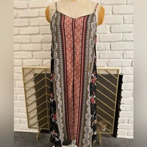 NWT Peach Love Small Be Curious Floral Printed Midi Dress